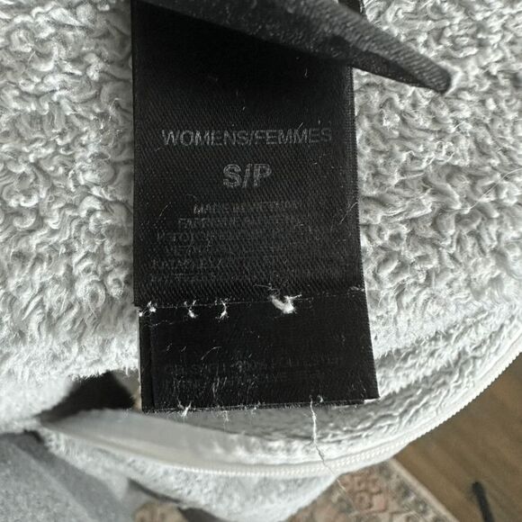 The North Face Osito Fleece Full Zip Jacket Light gray Plush Womens size S - Picture 7 of 10